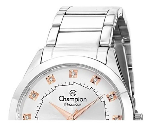 Relógio Champion Feminino Prata Passion Ch24759n
