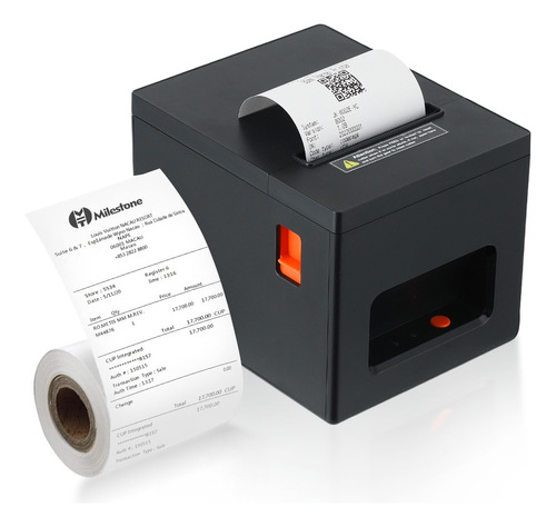 Impresora Tickets Térmica Portátil Con Corte Automático 80mm