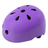 Casco De Proteccion Niños Niñas Skate Roller Bicicleta Patin Color Violeta Talle S