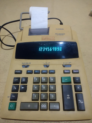 Calculadora Impresora Escritorio Casio Fr-2650 Dt Ver Video