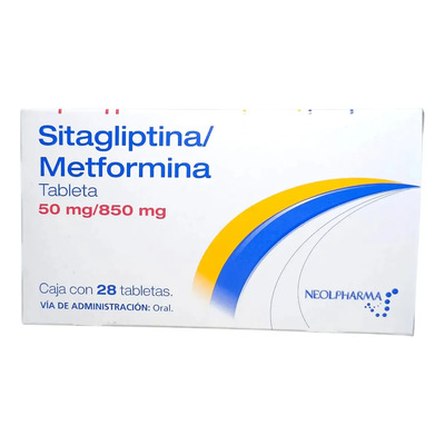 Sitagliptina \u002F Metformina 50\u002F850 Mg Tabletas Neolpharma | Envío gratis