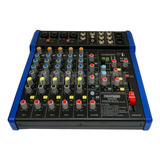 Consola Mixer Moon Mx6pro 6 Canales-usb 99 Efectos Bluetooth