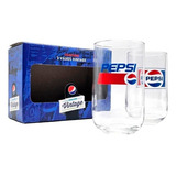 Two Pack Pepsi Vintage Vasos De Vidrio