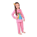 Pijama Princesas Color Rosa Para Niña 462-78