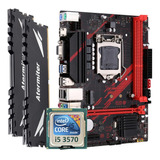 Kit Gamer Placa Mãe B75 Lga 1155 M.2 Intel I5 3570 8gb Ddr3