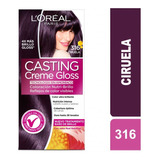 Coloración Casting Creme Gloss/ L'oréal, Ciruela N°316 (5 U)