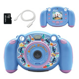 Lexibook - Disney Stitch - Cámara Infantil 4 En 1 Con Funcio