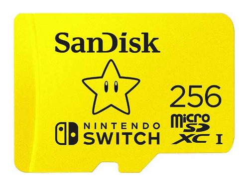 Tarjeta Microsd Sandisk 256 Gb Para Nintendo Switch