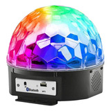 Bola Loca Luz Led Rgb Audioritmica C/control + Bluetooht Ya!