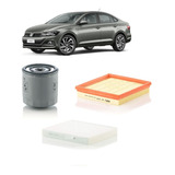 Kit Filtros Vw Virtus 1.6 16v Mann