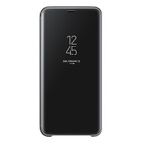 Funda Con Tapa S-view Samsung Galaxy S9 + Con Soporte, Negro
