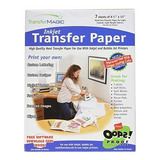 Transfer Magic Ink Jet Transfer Paper-8-1 / 2 X11 7 / Paquet