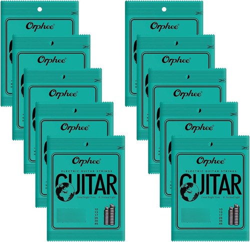 Juego De Cuerdas De Guitarra Eléctrica, 6 Cuerdas, Delgadas,