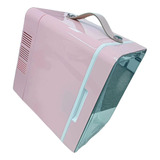 Mini Refrigerador De Belleza Con Función De Calor Y Rosa