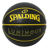 Spalding Luminous Composite Black X Yellow No. 5 Ball