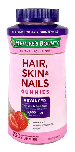 Hair Skin Nails Gomas 6000mcg