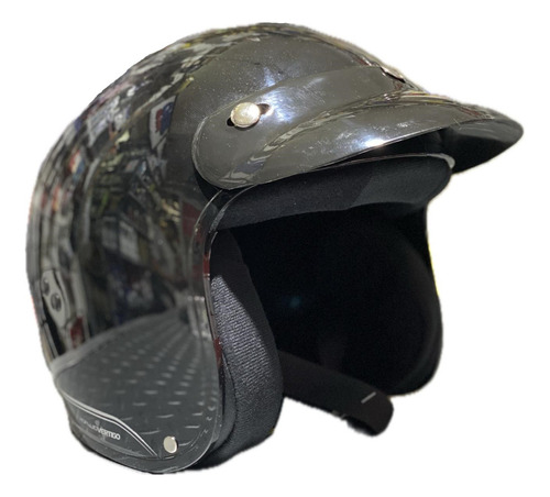 Casco Abierto P/ Moto Vertigo Negro No Mt No Hawk No Mac