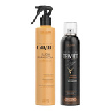 Kit Fluido Para Escova + Spray Brilho Intenso | Trivitt