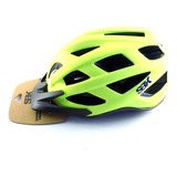 Casco Para Bicicleta Sbk S311 Con Luz Urbano / Mtb / Monop. Color Verde Mate Talle L