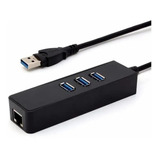 Convertidor Usb 3.0 Ethernet Cable Red Rj45 Macbook + Hub