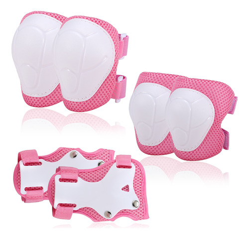 Kit Protección Niños 6 En 1 Rodilleras Coderas Muñequeras