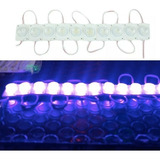 10 Modulos Led Con Lupa Luz Negra Uv 1.5w 12v  Y Eliminador 