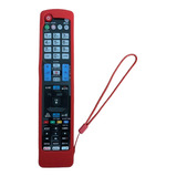 Funda Para Control LG Akb73615309 Akb72615379 Rojo