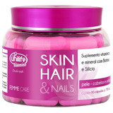 Skin Hair Nails Unilife Biotina Silício P/ Cabelo Unhas Pele