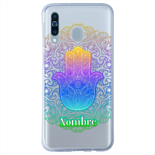 Funda Galaxy Antigolpes Mano Fátima Personalizada Tu Nombre