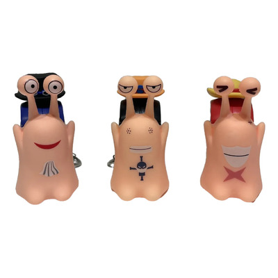 3pcs Caracol Grabadora Audio Bla Bla Mushi Negro Y