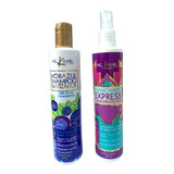 Kit Nekane Shampoo Matizador Mora Azul + Termoprotector