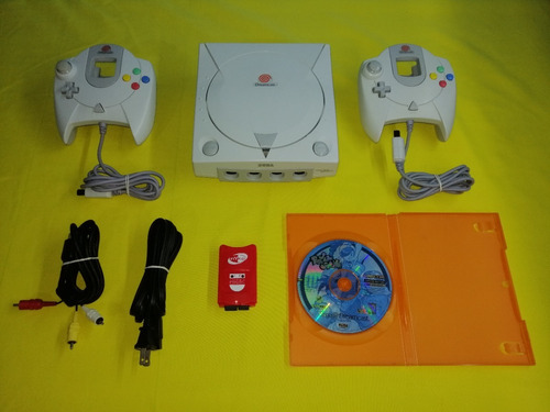 Consola Sega Dreamcast Con 2 Controles + Juego Power Stone