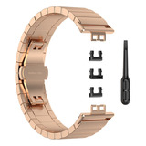 Correa De Acero Inoxidable For Huawei Watch Fit