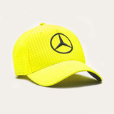 Mercedes Benz Amg F1 2023 Gorra Lewis Hamilton Amarillo Neón