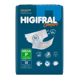 Fralda Geriátrica Higifral Confort Mega -1 Fardo
