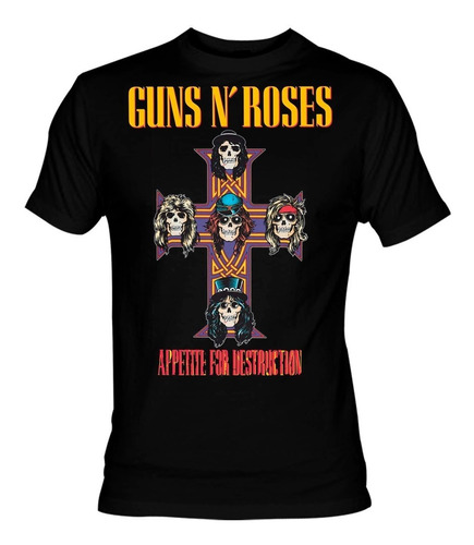 Guns And Roses Appetite For Destruction Playera O Blusa
