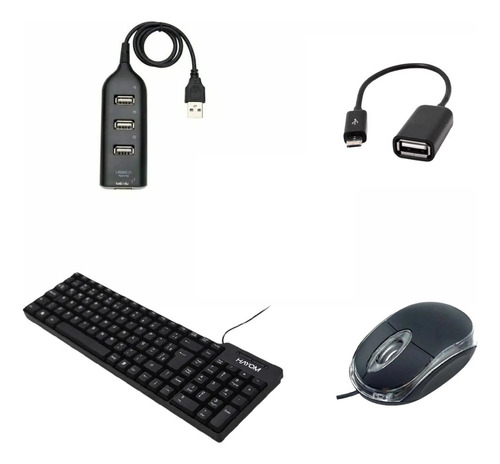 Kit Teclado E Mouse Para Celular Mobilador Free Fire E Pubg