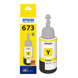 Tinta Epson T673 Amarillo Original L805 L810 L850 L1800