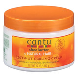 Cantu Crema Rizadora De Coco Natural Para Cabello De 12 Oz