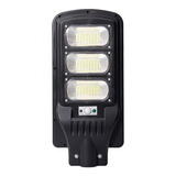 Foco Solar Led Exterior Lupa Luminaria + Poste Y Sensor 150w