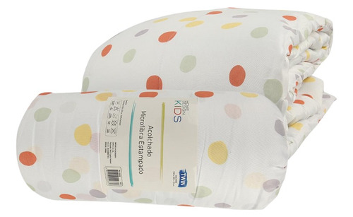 Acolchado Microfibra Estampado Kids Twin Infantil Niño