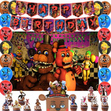 Five Nights Freddy Kit Decoracion Fiesta Cumpleaños 32 Pzas