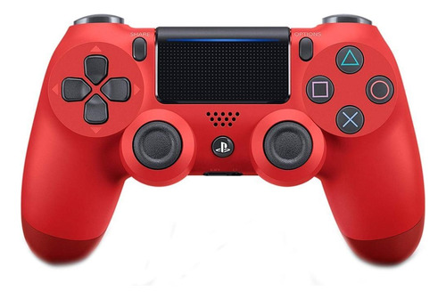 Controle Sony Ps4 Sem Fio Dualshock 4 Magma Vermelho