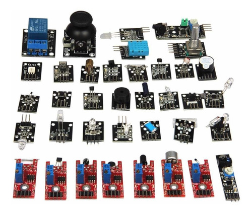 Kit 37 Sensores Análogos Digitales Para Arduino Pic [ Max ]