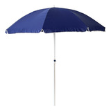 Sombrilla Parasol Jardin Playa Playera Camping 180 Cm Color Azul