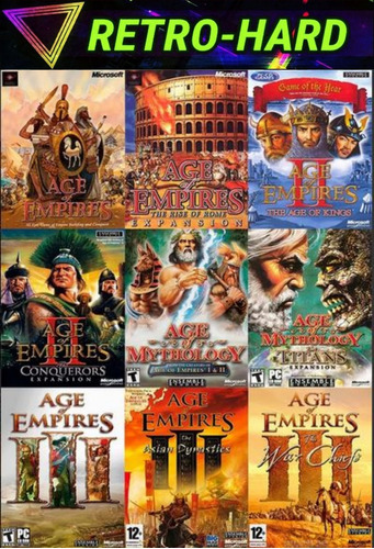 Juego Pc Pack Saga Age Of Empires Y Age Of Mythology Digital