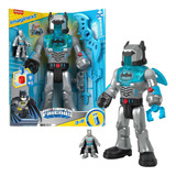 Imaginext Figura De Acción Batman Insider & Exo Traje Gris