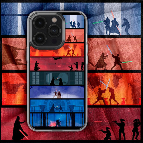 Funda Para iPhone Star Wars Peleas Legendarias Acrigel Rudo