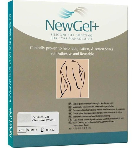 Newgel Solucion Cicatrices (301) Lamina Gde Silicona Transp