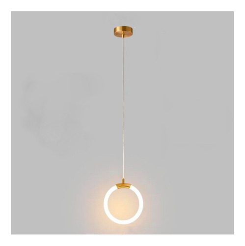 Lustre Minimalista Pendente Moderno Luminária Luxo Quarto